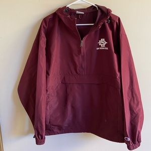 Champion™ Maroon SDSU Kangaroo Pocket Windbreaker